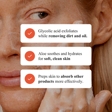 Exfoliating Gentle Cleanser: Advanced 2-in-1 Facial Treatment